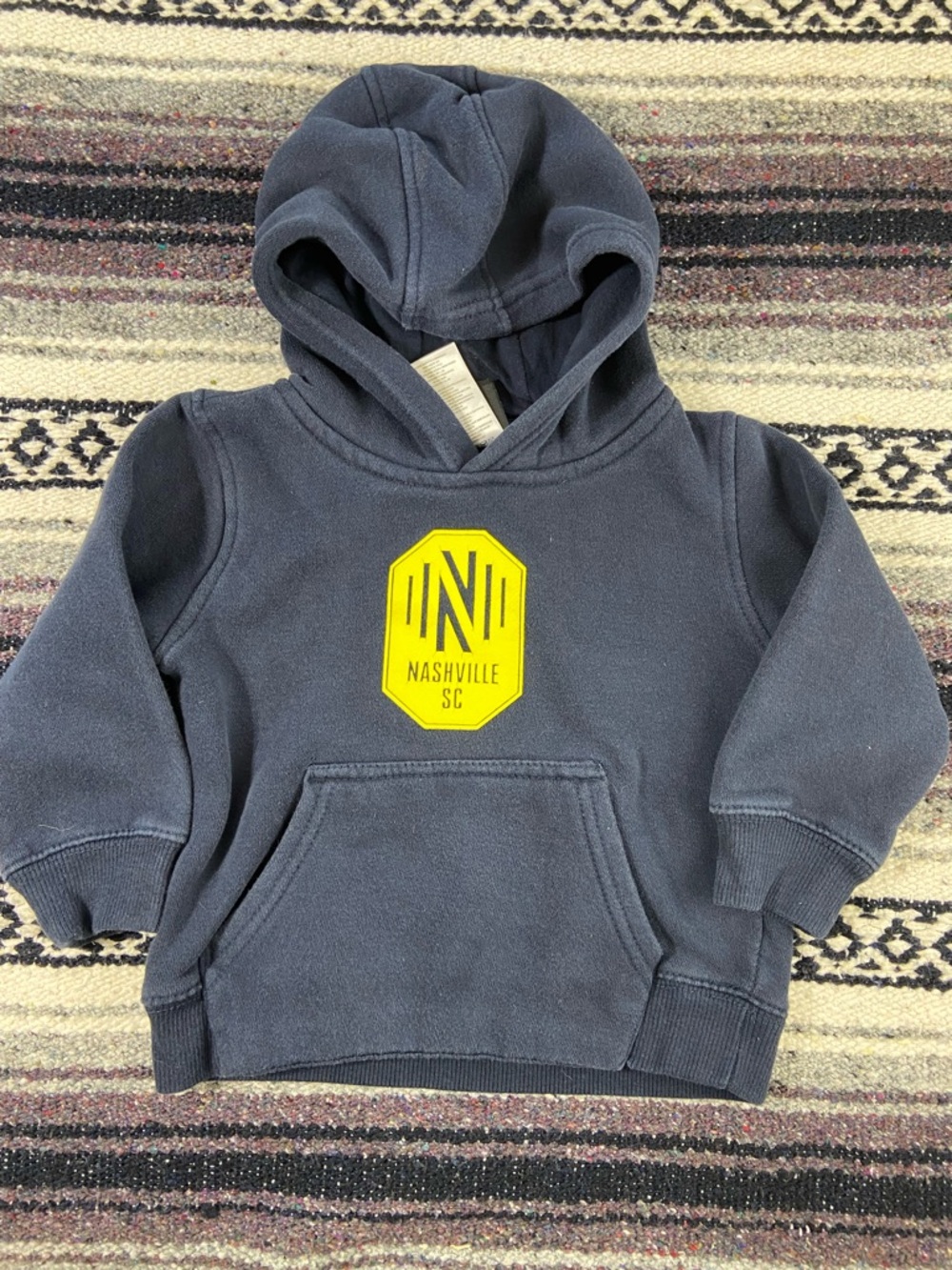 3/$12 Nashville Soccer Club Sweatshirt Kids Toddler 2T Navy Hoodie Boys Girls